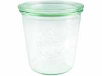 Weck Sturzglas 290 ml (Hochwertiges Einweck, Einmach Glas mit Glasdeckel; zum