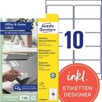 AVERY Zweckform L4744REV-10 Universal Etiketten (100 Klebeetiketten, 96x50,8mm auf