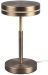 Trio Leuchten LED Tischleuchte Franklin 526510104, Metall Altmessing, inkl. 6 Watt