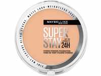 Maybelline New York 2-in-1 Puder Make-Up, Wasserfest und mattierend mit hoher