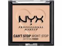 NYX Professional Makeup Can't Stop Won't Stop Mattifying Powder, Matte Finish,