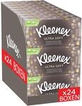 Kleenex Ultra Soft Kosmetikt&uuml;cher-Boxen, F&uuml;r den t&auml;glichen Gebrauch, 3-lagig, 24