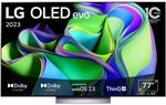 LG OLED77C37LA TV 195 cm (77 Zoll) OLED evo Fernseher (Smart TV, Brightness Booster,