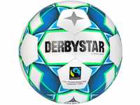 Derbystar Gamma Light V22 Fußball Weiss Blau Grün 4
