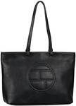 TOM TAILOR Rosabel Damen Shopper Umh&auml;ngetasche Rei&szlig;verschluss Gro&szlig; Schwarz