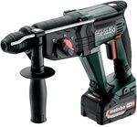 Metabo KH 18 LTX 24 Akku-Hammer 18V (Hammer in metaBox mit 2x Akkus und Ladeger&auml;t) #