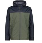 CMP - Regenjacke f&uuml;r Herren mit Kapuze, &Ouml;lgr&uuml;n, 58