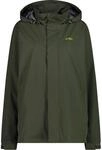 CMP - Herrenjacke mit Kapuze und Druckkn&ouml;pfen, &Ouml;lgr&uuml;n, 48