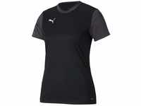 PUMA Damen, teamGOAL 23 Sideline Tee W T-shirt, Black-Asphalt, XS