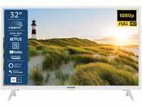 TELEFUNKEN XF32SN550S-W 32 Zoll Fernseher/Smart TV (Full HD, HDR, Triple-Tuner)...