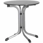 SIEGER 3125-50 Boulevard-Klapptisch mit vivodur-Platte &Oslash; 68 cm,...