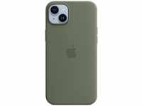 Apple iPhone 14 Plus Silikon Case mit MagSafe - Oliv ​​​​​​​