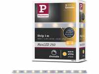 Paulmann 79870 LED Stripe MaxLED 250 Warmweiß 2700K 1m IP44 Protect Cover...