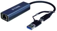 D-Link DUB-2315 USB-C/USB auf 2.5 Gigabit Ethernet Adapter (USB-C Thunderbolt 3 oder