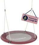 HUDORA Nestschaukel Lounge - H&ouml;henverstellbare H&auml;ngeschaukel mit 90cm...