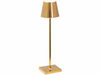 Zafferano, Poldina Micro Lampe mit Glänzendem Gold-Finish, Kabellose,