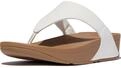 Fitflop Women's Lulu Leather Flip Flops, Toe-Post Sandals, Comfortable with Natural