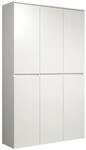 trendteam smart living - Nevada - Mehrzweckschrank - Wei&szlig; - Schrank mit 6...