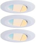 Paulmann 99935 Einbauleuchte LED Calla rund 3x5,5W Wei&szlig; matt schwenkbar Whiteswitch