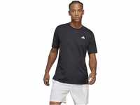 Adidas Herren T-Shirt (Short Sleeve) Club Tee, Black, HS3275, M