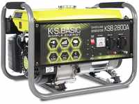 KSB 2800A Stromerzeuger Aluminium Benzin Generator 6,5 PS - 4-Takt Benzinmotor...