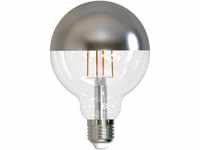 Müller-Licht Retro LED Globeform Filament E27 verspiegelt, 8.5W ersetzt 63W,