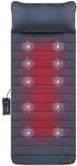 Snailax Massagematte mit W&auml;rmefunktion, Massageauflage Heizkissen mit W&auml;rme, 10
