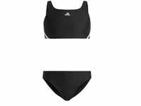 Adidas Ib6001 3S Bikini Badeanzug Mädchen Schwarz - Weiß 910A