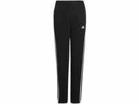 Adidas Unisex Kinder Pants (1/1) U 3S FL Pant, Black/White, HR6333, 128