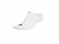 adidas Unisex Thin and Light 3 Pairs Sneaker-Socken, White/Black, M