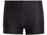 Adidas Herren Boxer Swimwear AOP Boxer, Black/Grey Six, HT2093, 3