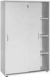 M&ouml;belpartner Manni Aktenschrank, lichtgrau, ca. 100,0 x 39,5 x 152,8 cm