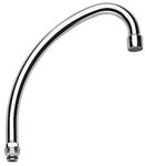 Grohe HU-Auslauf Costa DN 15 f&uuml;r K&uuml;chen-Standbatterie 185 mm, chrom 13073000 Silber