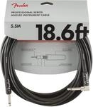 Fender Professional Series Instrumentenkabel, 5,7 m, Gerade zu Abgewinkelt,...