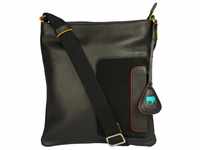 mywalit Unisex-Erwachsene Medium Cross Body Bag Stofftasche, Pace Schwarz,