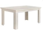 Forte Kashmir Esstisch ausziehbar, Holzwerkstoff, Pinie wei&szlig;, B x H x T: 160 x...