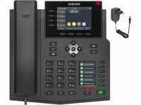 GEQUDIO IP Telefon GX5+ Set mit Netzteil Adapter - Fritzbox, Telekom kompatibel...