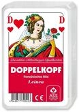Ass Altenburger 70022 - Kartenspiel Doppelkopf mit Leinenpr&auml;gung, Wei&szlig;