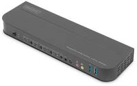 DIGITUS KVM-Switch DisplayPort &ndash; 4-Port Single-Display &ndash; 4 PC 1 Monitor &ndash; 1x