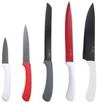 Pierre Cardin Q2212 Messerset, Edelstahl, Mehrfarbig, 38,5 x 26,5 x 3,5 cm