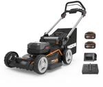 WORX WG748E NITRO Akku-Rasenm&auml;her 40V(2x20V) - leistungsstarke b&uuml;rstenloser Motor