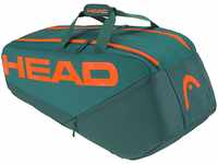 HEAD Unisex – Erwachsene Pro Racquet Bag Tennistasche, Cyan/orange, L