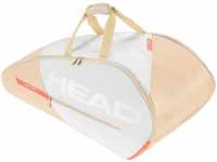 HEAD Unisex – Erwachsene Tour Racquet Bag L Tennistasche, Kamille/weiß, L
