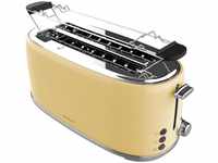 Cecotec Toaster 4 Scheiben Toast&Taste 1600 Retro Double Beige, 1630 W, 2...
