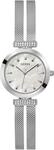 Guess Array Damen Armbanduhr, Edelstahl, 28 mm, Edelstahlarmband, Silber, 3 bar,