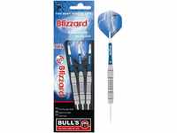 BULL'S Blizzard Steel Dart 22g, Silber