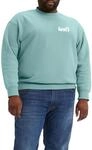 Levi's Herren Big & Tall Relaxed Graphic Crew Sweatshirt, Poster Logo Left Chest