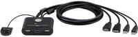 ATEN CS22HF USB FHD HDMI Kabel Switch 2-Port