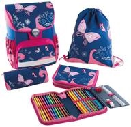 Eberhard Faber 577650 - Schulranzen Set Schmetterling, EFAlino, 4-teilig, mit
