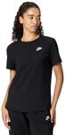 NIKE Damen Sw Club T-Shirt, Wei&szlig;, L EU